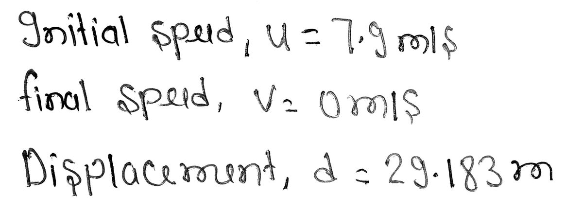 Physics homework question answer, step 1, image 1